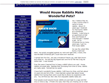 Tablet Screenshot of petrabbitinfo.com